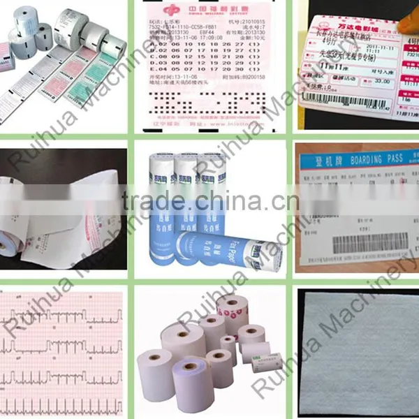 Auto Lift-up Loading Cash Register Roll Slitter Rewinder photo-2