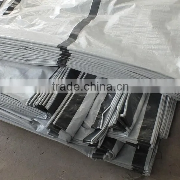 2015 Promotional Camping Tarp Tent Material for Sale Black Striped Tarpaulin Fabric photo-3