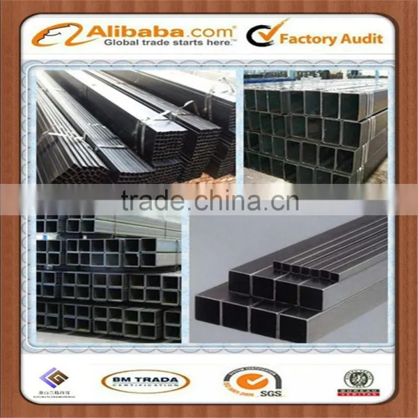 Carbon Square Steel Pipe ERW Steel Pipe Black Pipe/tube Mild Steel Made in China photo-3