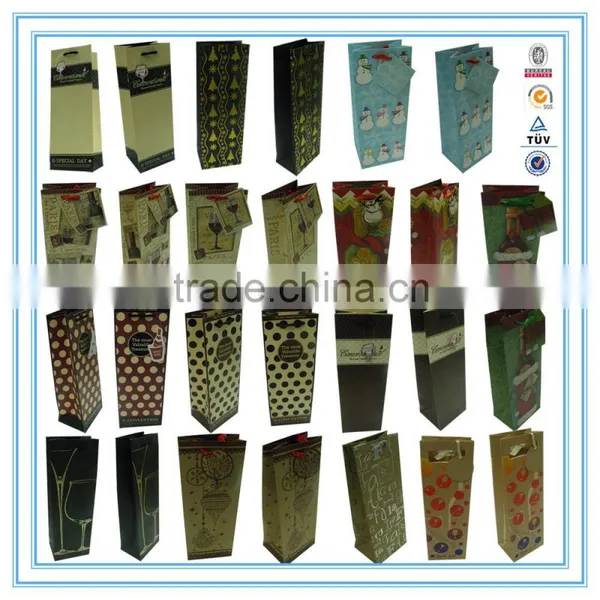 China Manufacturer Gift Paper Bag,wine Paper Bag