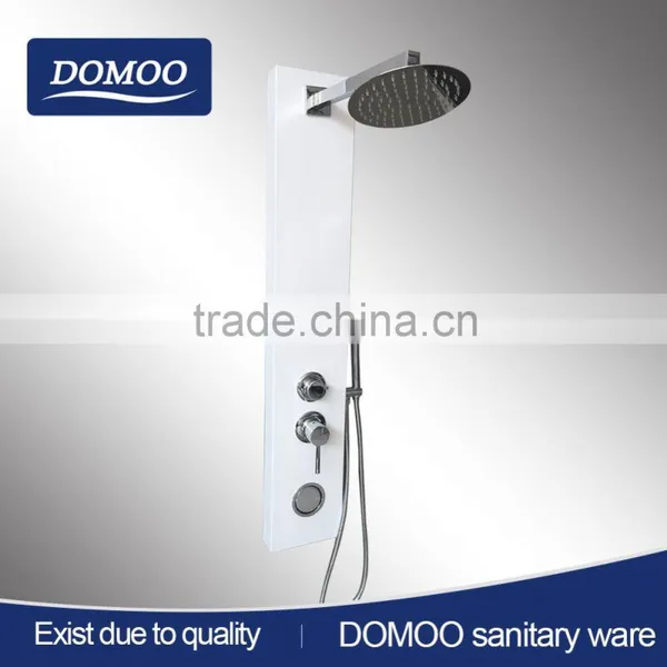 304 Anti-fingerprint Thermostatic Stainless Steel Shower Panel Brushed photo-2