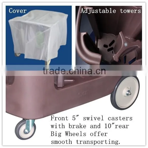 High Quality Roto-molded Adjustable Plate Caddies With Four Towers photo-3