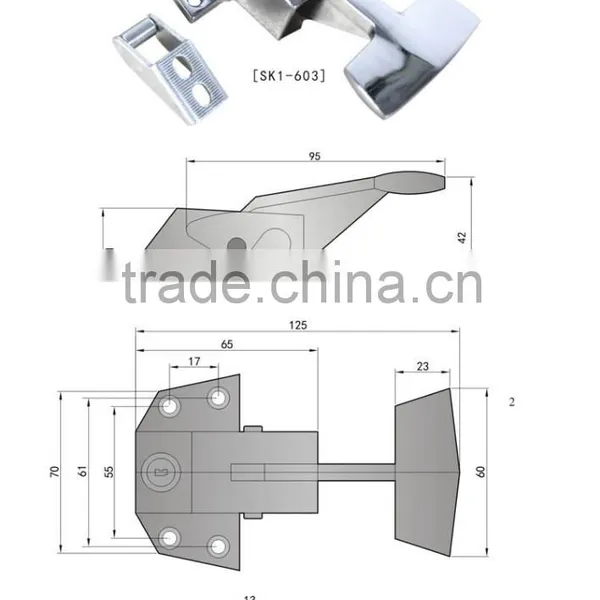 Made in ChinaSK1-603 Industrial Oven Lock/ Cabinet Handle Lock photo-6