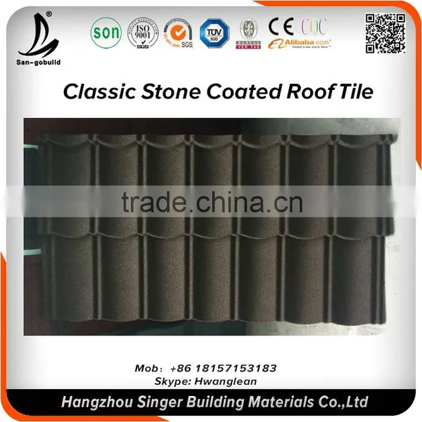 Low Price Natural Stone Coated Roof Tiles Type of Roofing Sheets Building Steel Sheet Metal photo-2