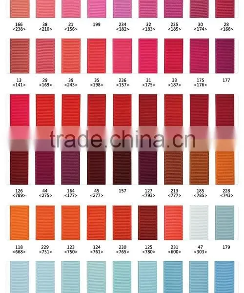 1/2" 2016 Manufacturer Wholesale Soild Color Grosgrain Ribbon photo-3