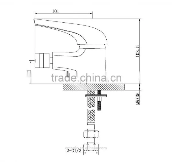 Kaiping Factory Deck Mounted Low Pressure Bidet Faucet 06 5001 photo-2