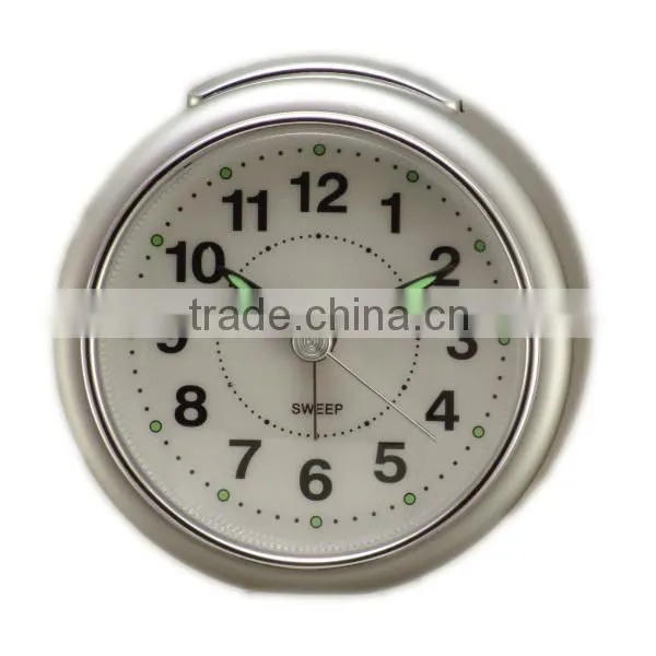 Round Shape Traditional Silent Sweep Alarm Clocks photo-3