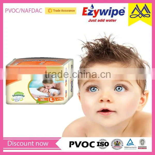 Quick Absorbtion and Dry High Quality Disposable Sleepy Baby Diaper With Economical Price