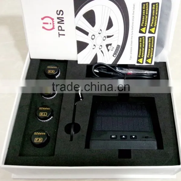 Solar TPMS ,Car Wireless Tire Pressure Monitoring System With Solar Power Panel Display the Pressue and Temperature photo-5