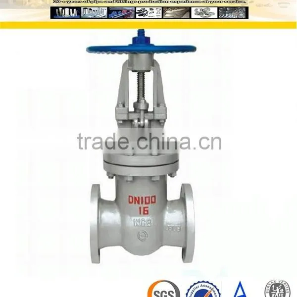 F304 Stainless Steel Handwheel Operated Rising Steam Gate Valve photo-2
