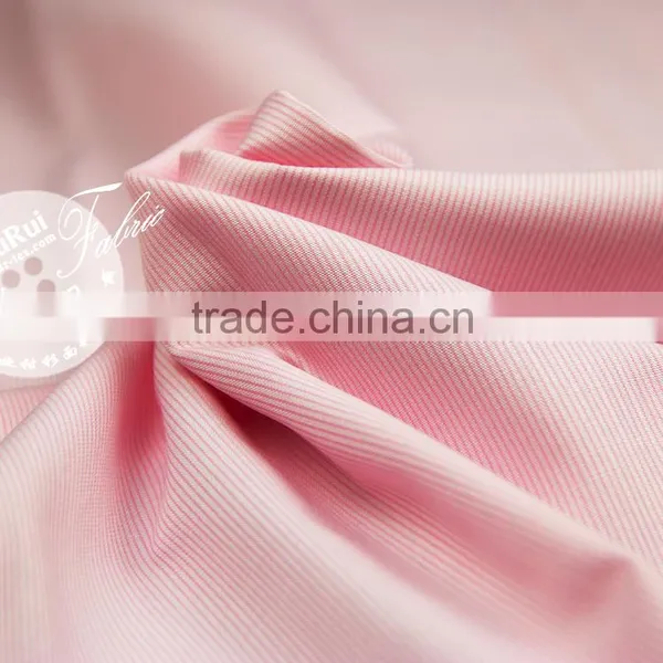 Stocklot Microfiber Polyester Rayon Soft Stripe Shirt Fabric photo-3