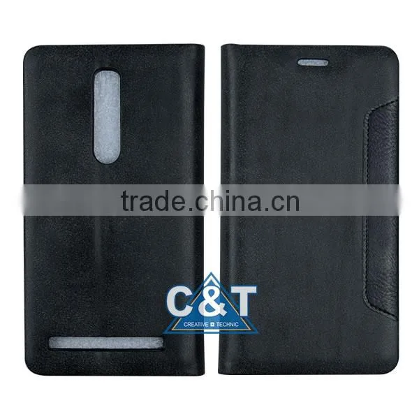 C&T Luxury Leather Flip Cover for Sony Xperia m4 Aqua photo-6