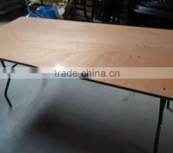 Rectangle Wooden Folding Table photo-2