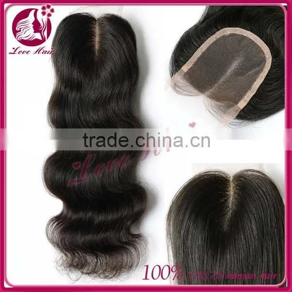 2015 Hot Sale 4*4 Lace Closure Malaysian Hair Lace Closure photo-2