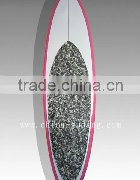 Peach Color Supboard Fiberglass Stand up Paddle Board EPS Sup Board Surfboard