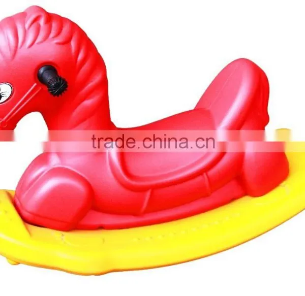 Double-color Children Plastic Elephant Rocking Horse photo-2
