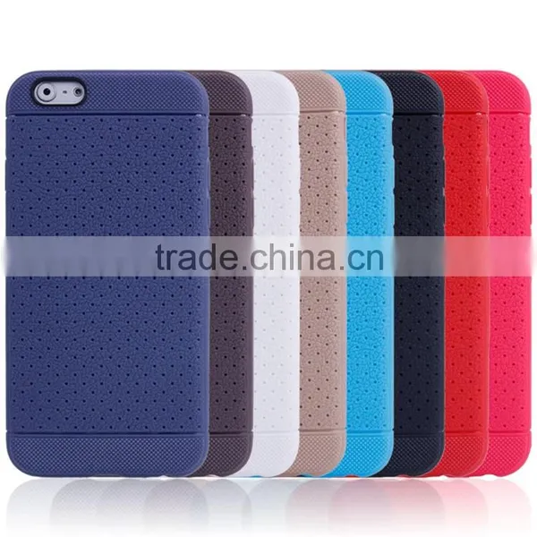 Mobile Phone Accessories Network Design Soft TPU Leather Pattern Finish Back Cover for Apple IPhone 6s photo-6