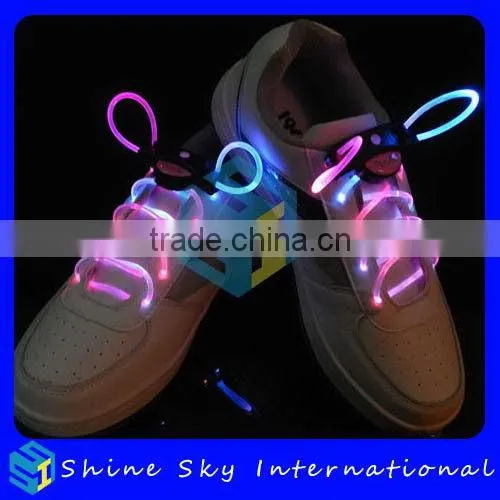 Contemporary Hot Sale Glowing Silicone Shoelaces