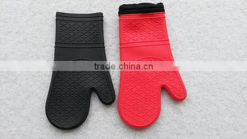 Silicon Oven Mitt With Lining Mitt001