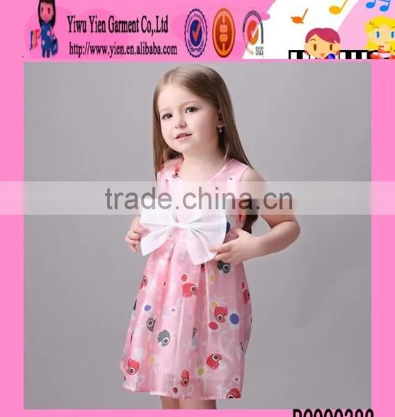 2016 New Designs Embroidered Fashion Kids Girls Dresses Princess Flower Baby Kids Party Dresses Wholesale photo-4