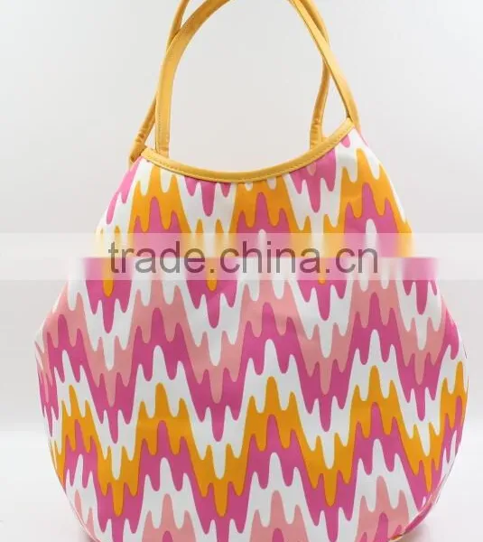 BSCI FACTORY Printing Flower Polyester Folding Tote Bags photo-2