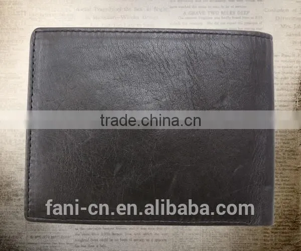Plain Line and Multi Card Holder Design Leather Wallets for Men With Coin Pocket photo-3