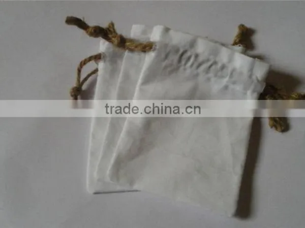 Muslin Bag For Party Favors, Drawstring Bag For Herbs photo-6