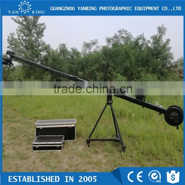 Professional 6m Triangle and Motorized Head Jimmy Crane Camera Jib Cranes for Sale