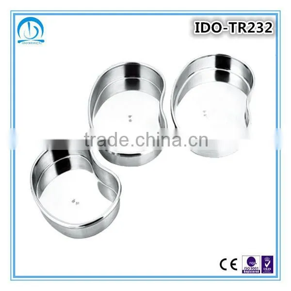 Stainless steel kidney-shape Plate