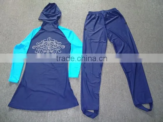 Customized Own Design Sublimation Printing Swimwear for Muslim Women photo-5