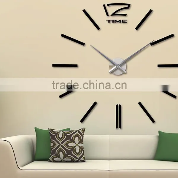 120cm Diameter 3D EVA Wall Sticker Clock Promotion Gift Modern Design Art Clock! photo-3