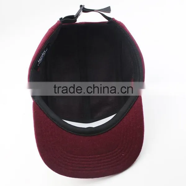 Fashion Design Cheap 5 Colors Custom Flat Brim 5 Panel Cotton Twill Cap photo-5