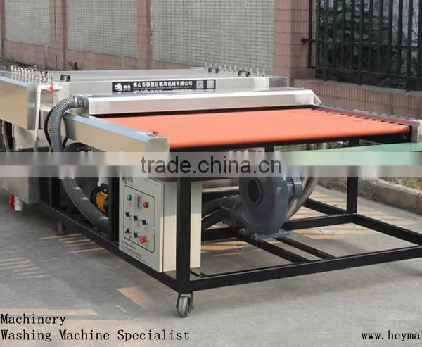 FoShan Machine !!HeyMa Glass Washing Machine 1800mm Horizontal Glass Dry Cleaning Machine photo-2