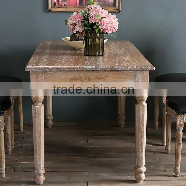 Antique Royal Solid Wood Dining Table Sets for Homes photo-4