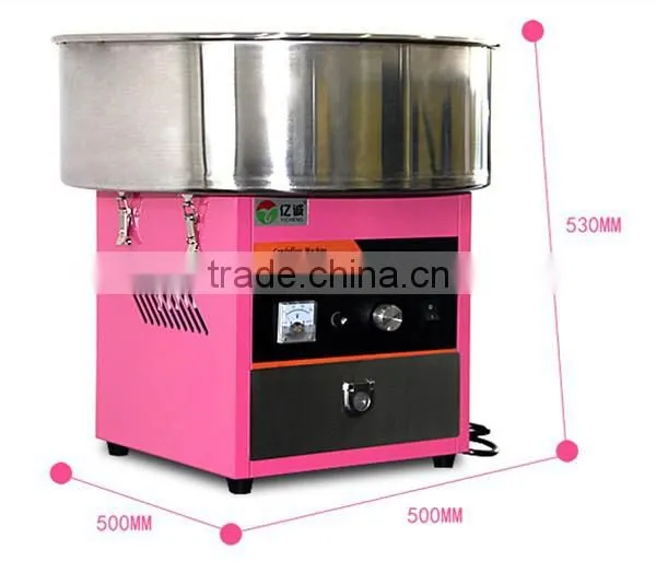 220v Electric Pink Color Commercial Cotton Candy Maker Marshmallow Machine Candy Floss Machine Spun Sugar Machine photo-2