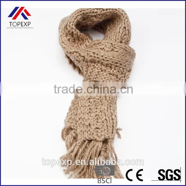 Knitted Hood Scarf Stretch Scarf photo-4
