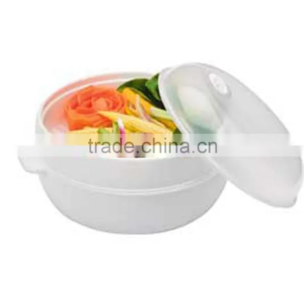 2 Tier Microwave Chinese Rice Noodle Portable Bun Vegetable Food Steamer photo-3