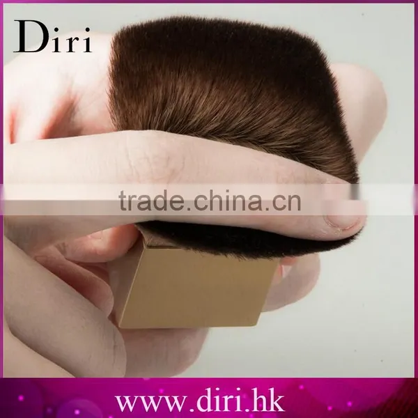 Golden Color Kabuki Brush Square Shape Handle Cosmetic Powder Brush photo-5