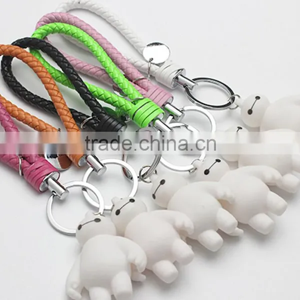 Hot Selling Funko Pop BIG HERO 6 Inflatable Robot Baymax Keychain Wholesale Popular Lobster Metal Hook 3d Baymax Keychains photo-2