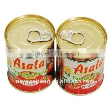 70G-4500G China Hot Sell Price Canned Tomato Paste 28-30%brix Plant photo-2