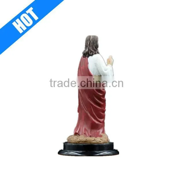 Custom Religious Sacred Heart of Resin Jesus Statue photo-2