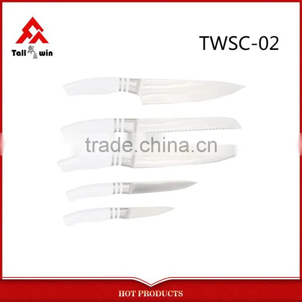 Stainless Steel Colorful Kitchen Knife Set With pp Block photo-3