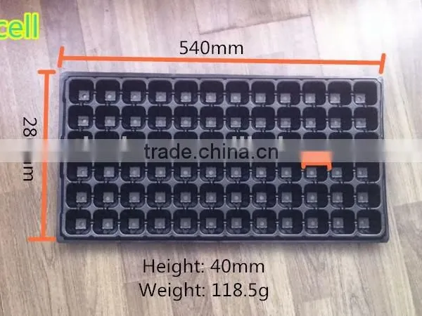 PS Black Plastic Nursery Seed 32/50/72 Cell Plug Trays photo-5