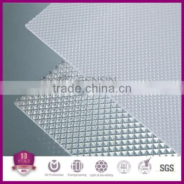 Haining High Quality 4mm Diameter Prism Pattern Light Diffusion Polycarbonate Sheet 1220*2440mm photo-2