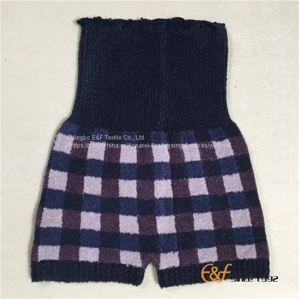 Lattice Pattern Shorts Kintted Inner Wear For Winter photo-3