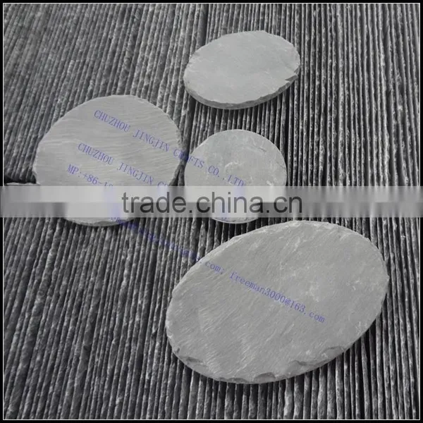 2017 Trendy European Style Personized Handmade Natural Wholesale Slate Coaster photo-2