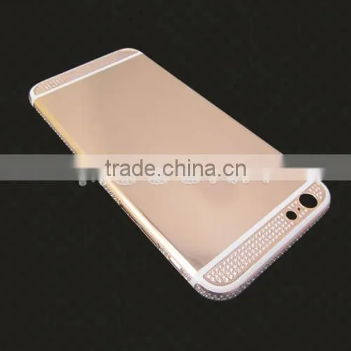 For IPhone 6/6plus 24K Gold / Rose Gold Housing Diamond For Iphone6 4.7 Inch/for Iphone 6 Rose Gold Housing photo-4