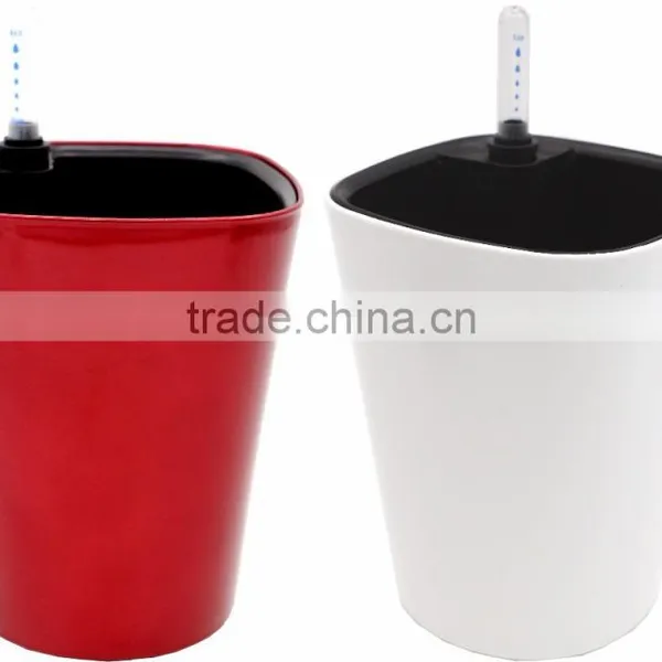 Self Watering Planter Flower Pot Water Level Indicator Home Office Pot photo-3