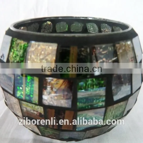 Color Mosaic Elegant Handmade Hotel Decorative Vase photo-2