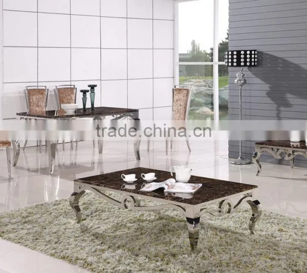 A8034 Walmart Marble Dining Room Table and Chair photo-3